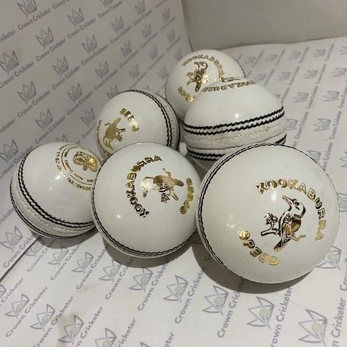 kookaburra Speed Cricket Ball White – Pack of 6