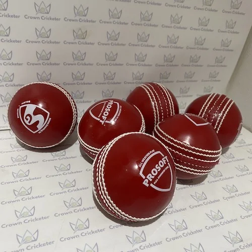 SG PROSOFT Cricket Ball (pack of 6)