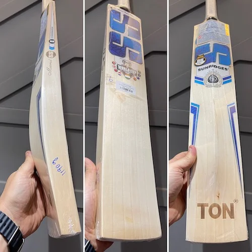 SS World Cup Blue Cricket Bat