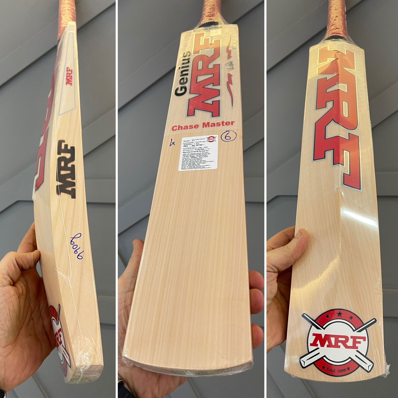 MRF Chase Master Cricket Bat Size 6