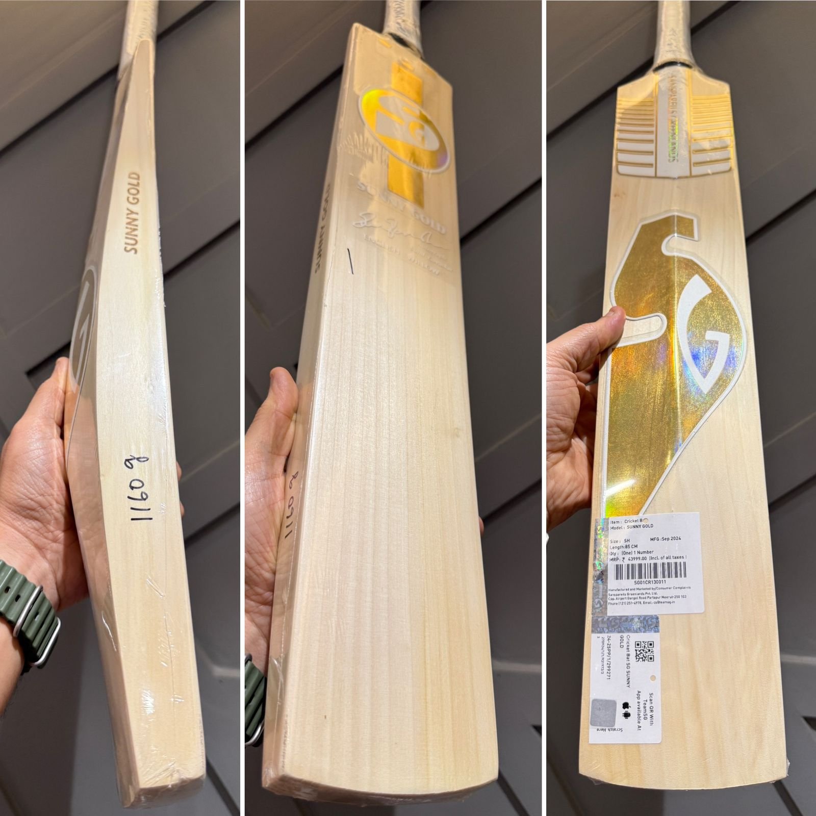 SG Sunny Gold Cricket Bat