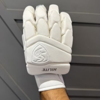 SG Hilite White Batting Gloves