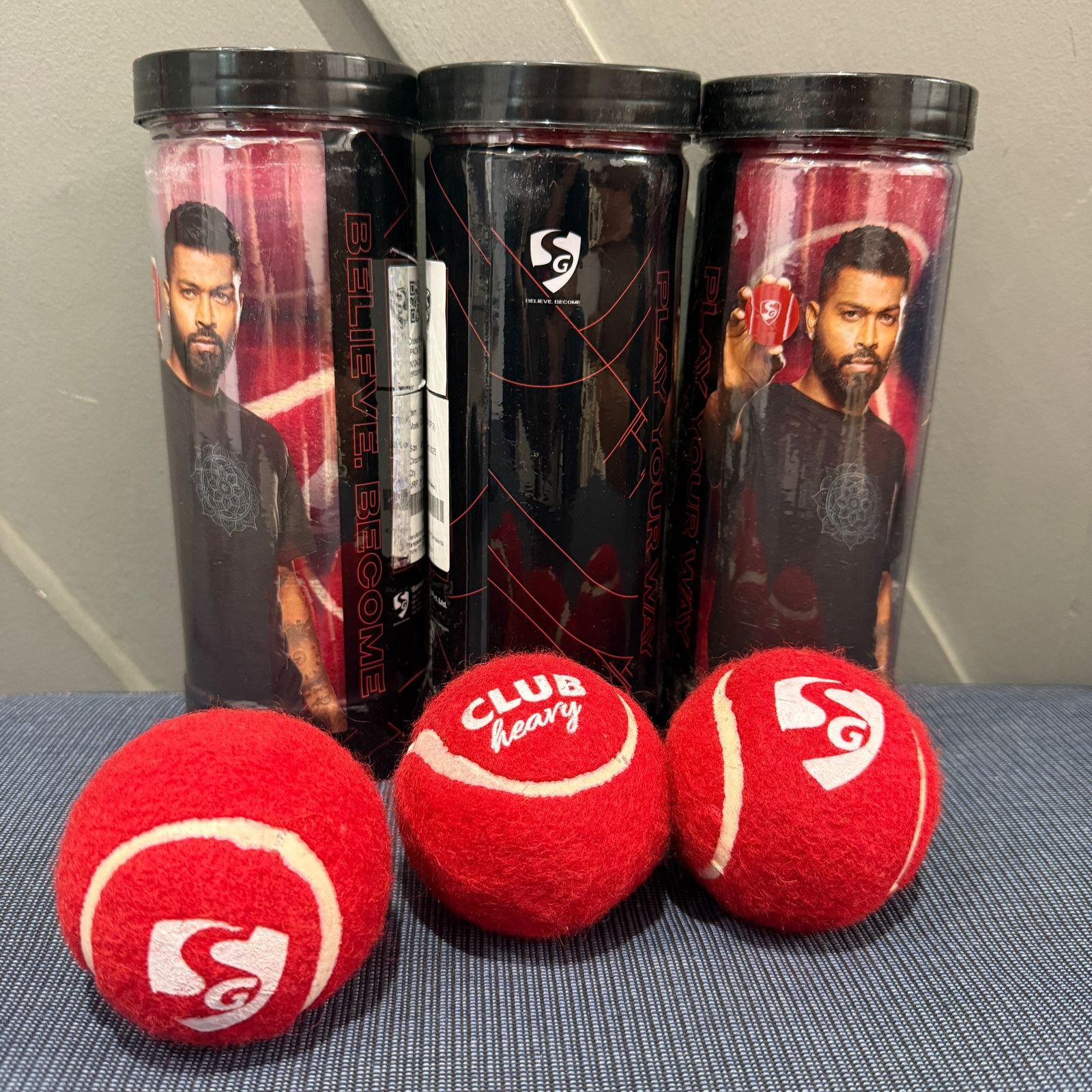 SG Club Heavy Tennis Ball (Pack of 3)