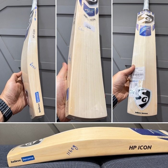 sg hp icon cricket bat