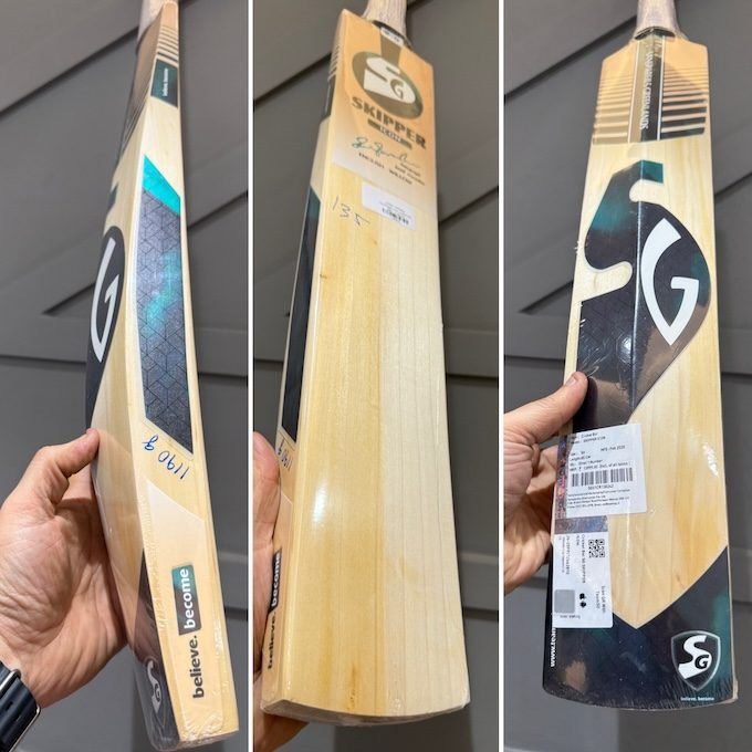 sg skipper icon cricket bat