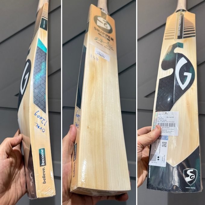 sg skipper icon cricket bat