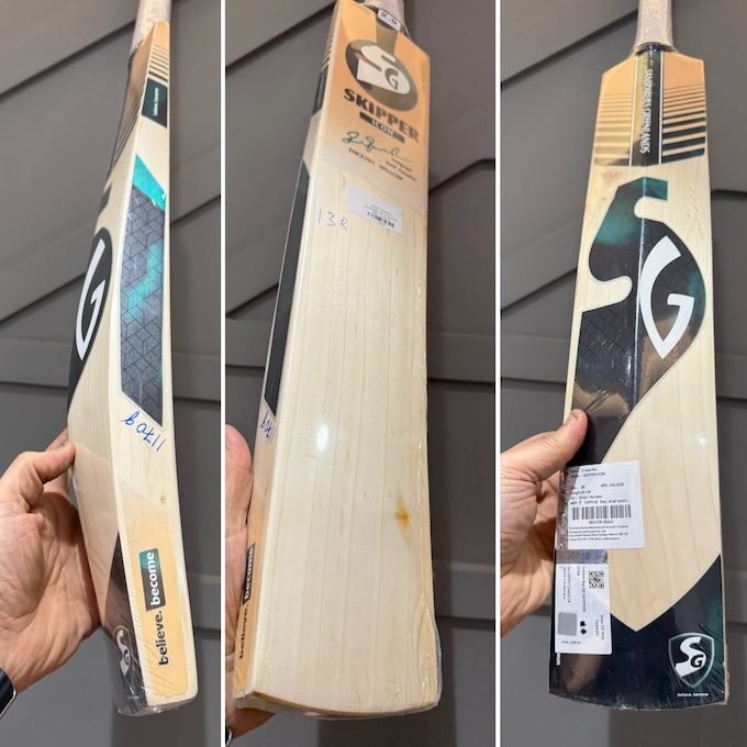 sg skipper icon cricket bat