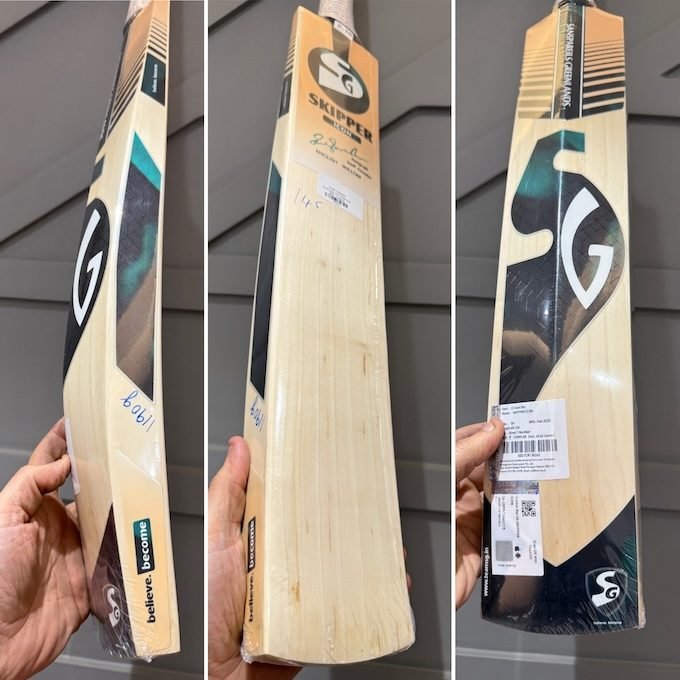 sg skipper icon cricket bat