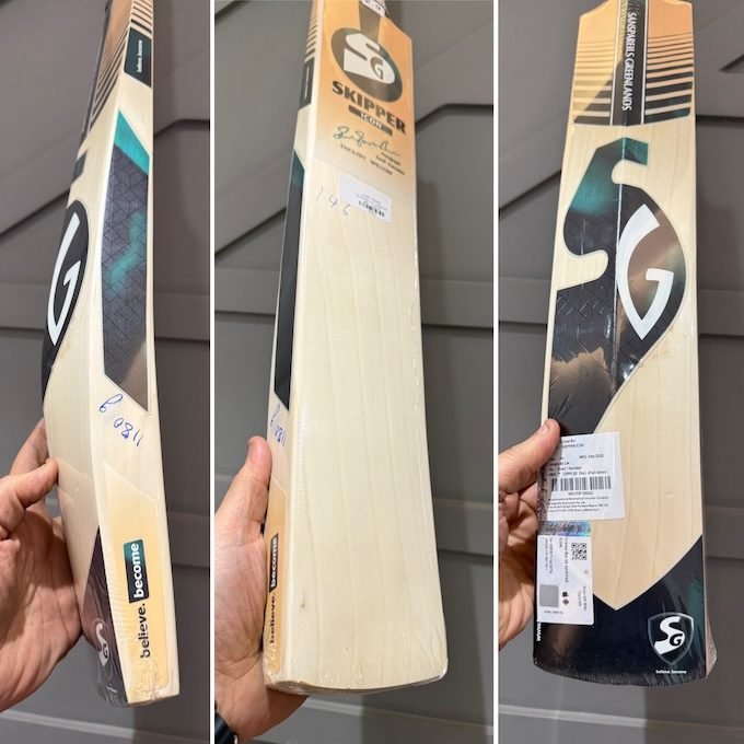 sg skipper icon cricket bat