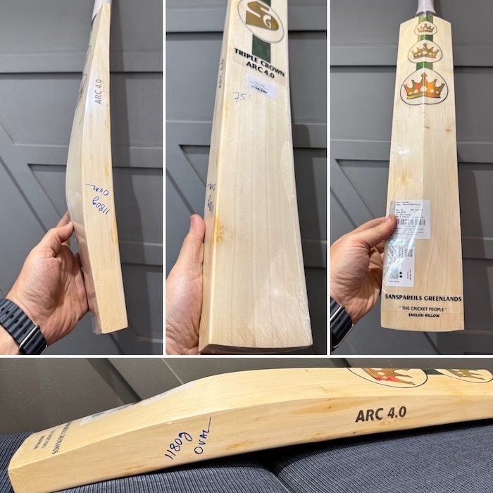 SG TRIPLE CROWN ARC 4.0 CRICKET BAT