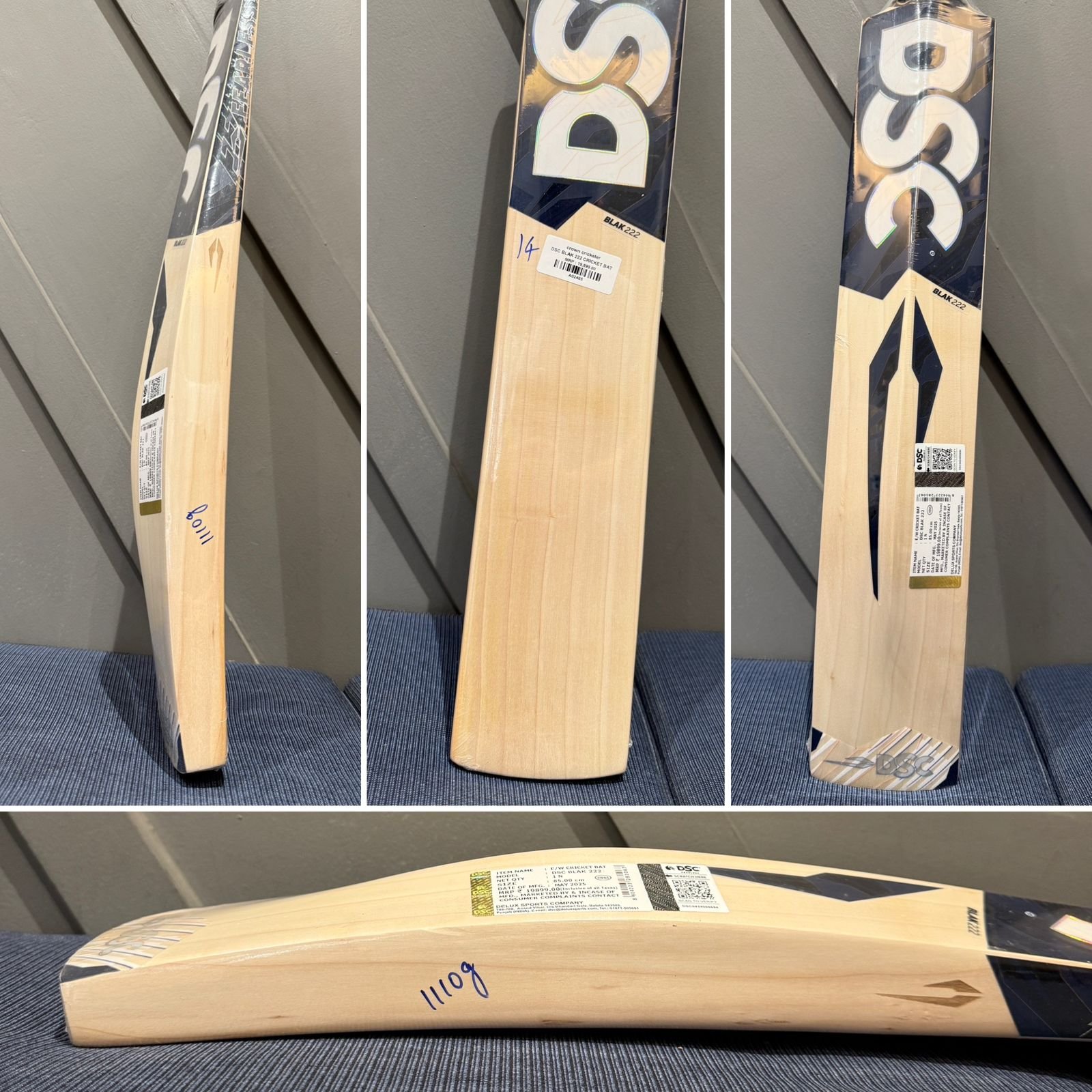 DSC Blak 222 Cricket Bat