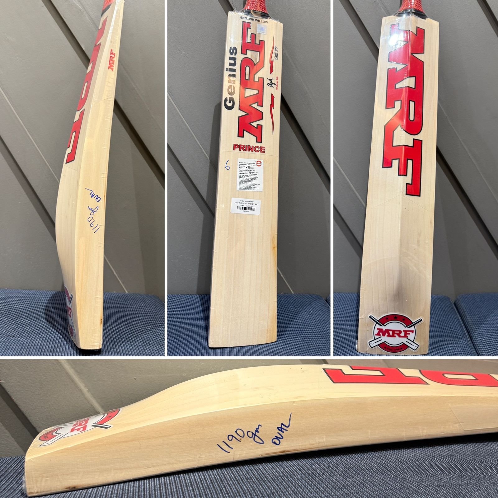 MRF Prince Cricket Bat