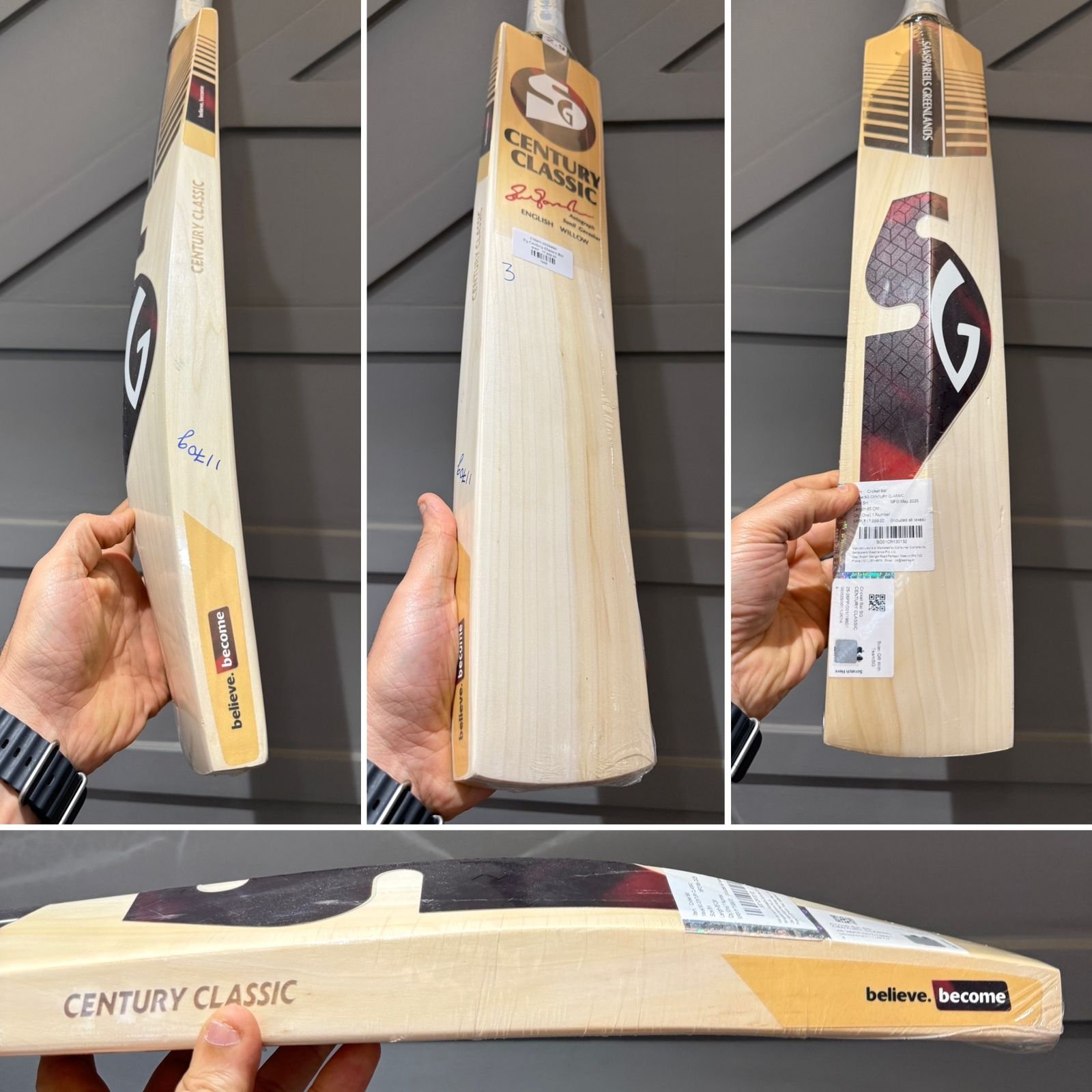 SG Century Classic Cricket Bat
