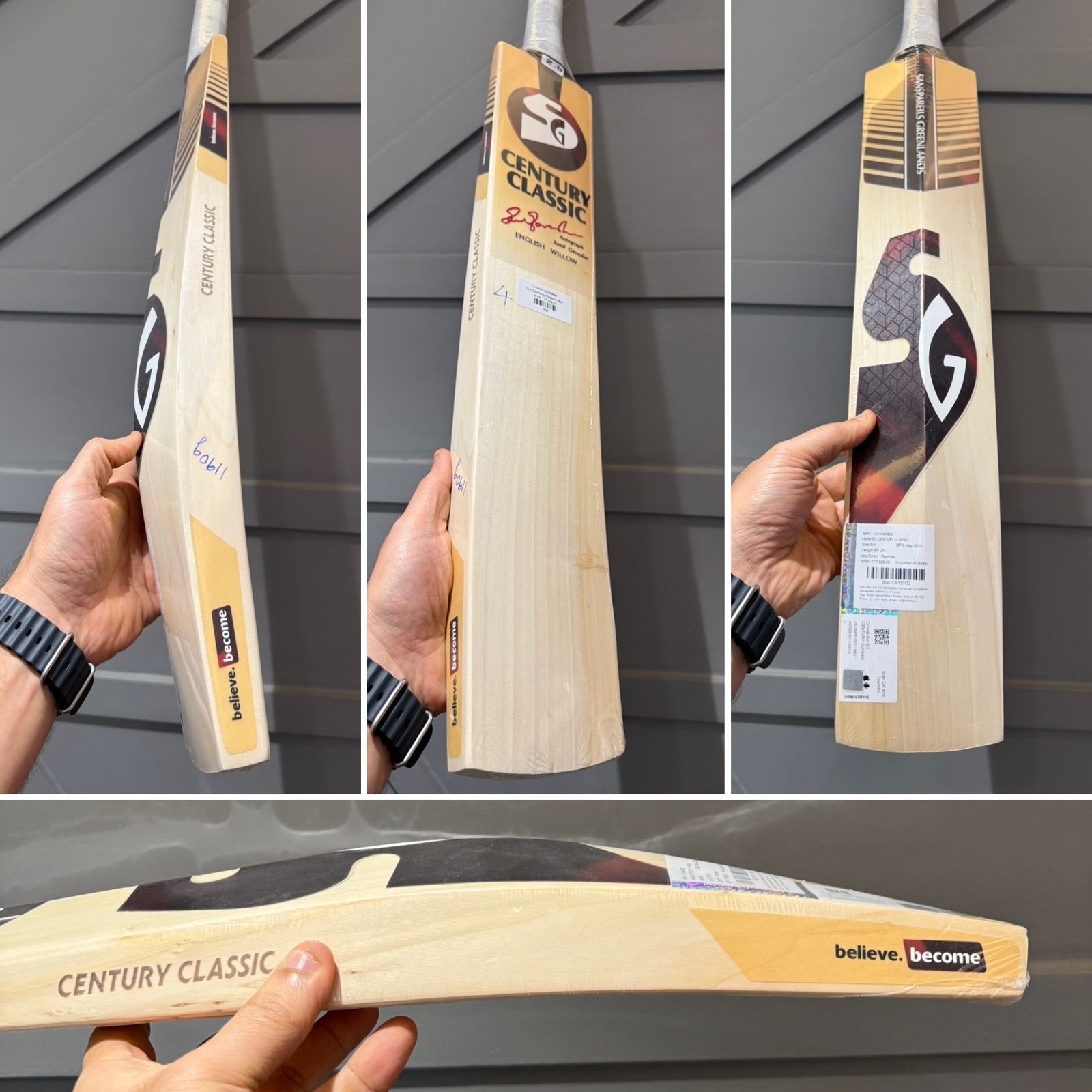 SG Century Classic Cricket Bat