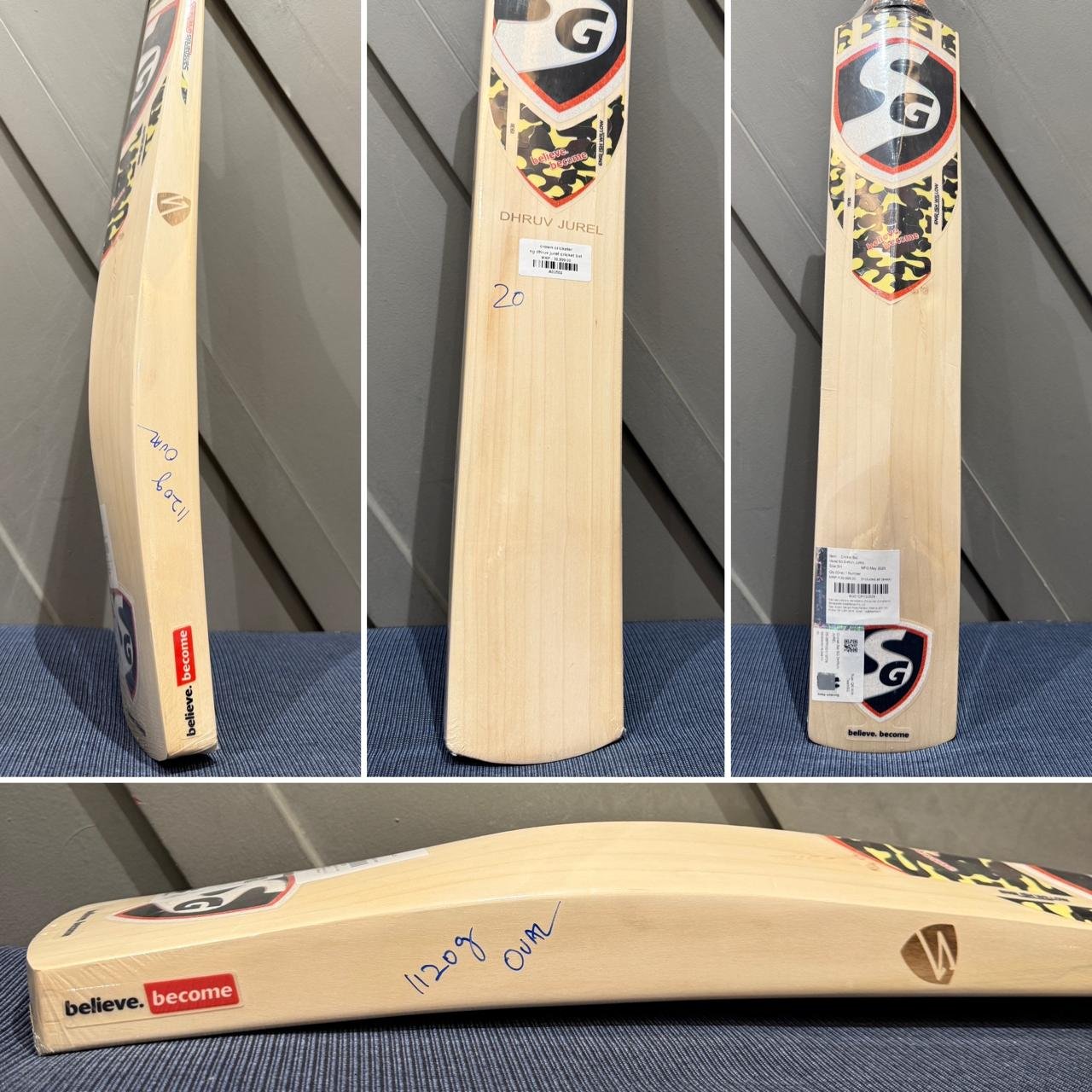 SG Dhruv Jurel Cricket Bat