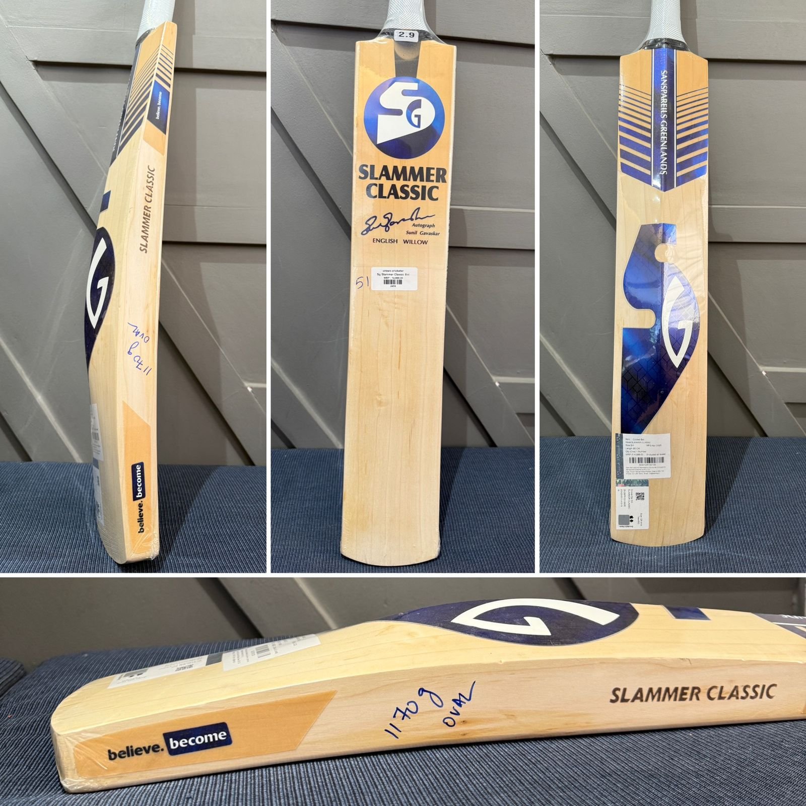 SG Slammer Classic Cricket Bat