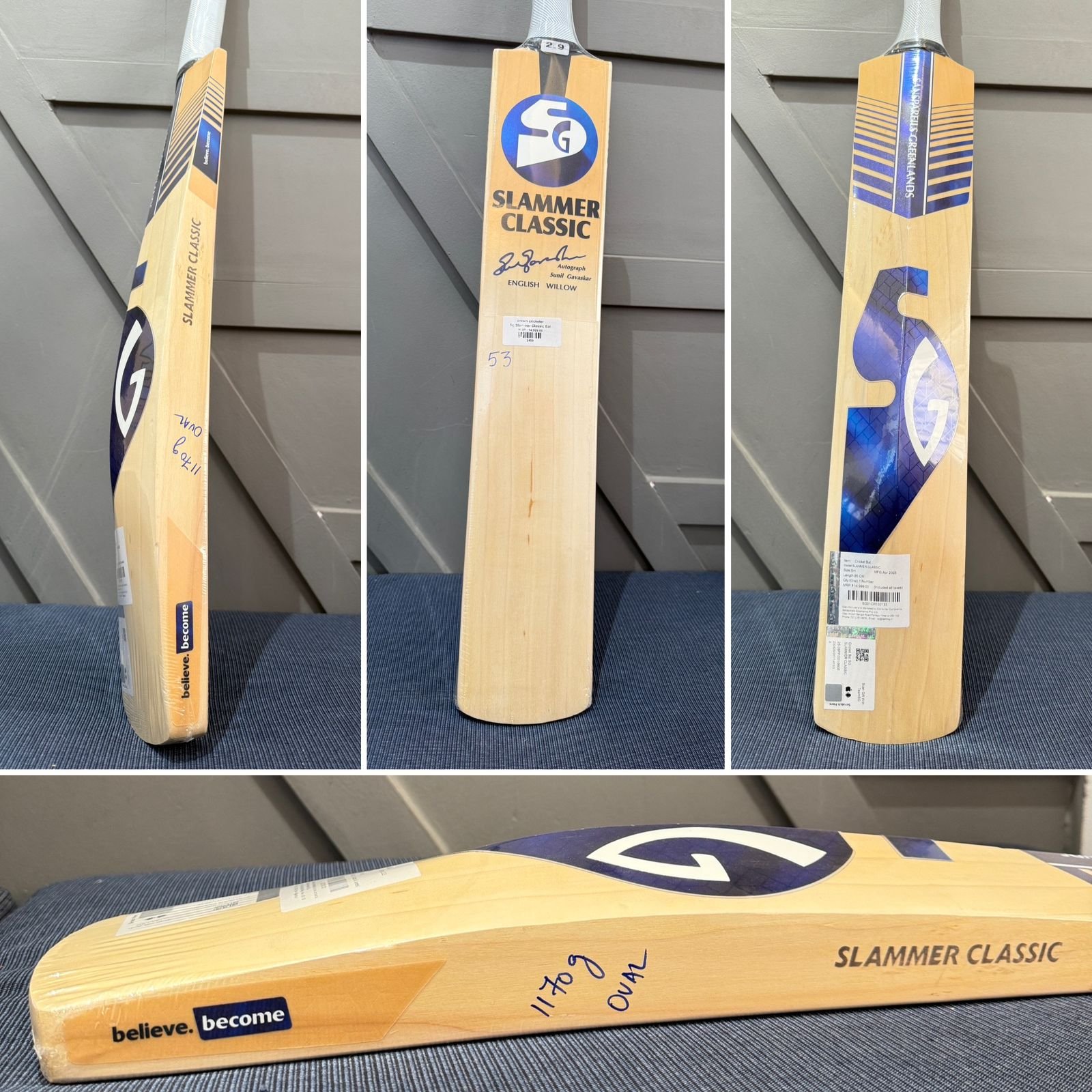 SG Slammer Classic Cricket Bat
