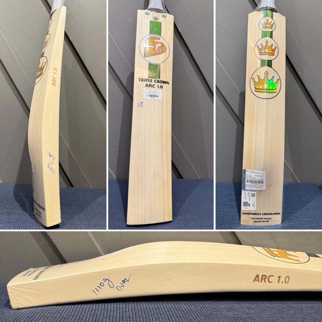 SG Triple Crown Arc 1.0 Cricket Bat