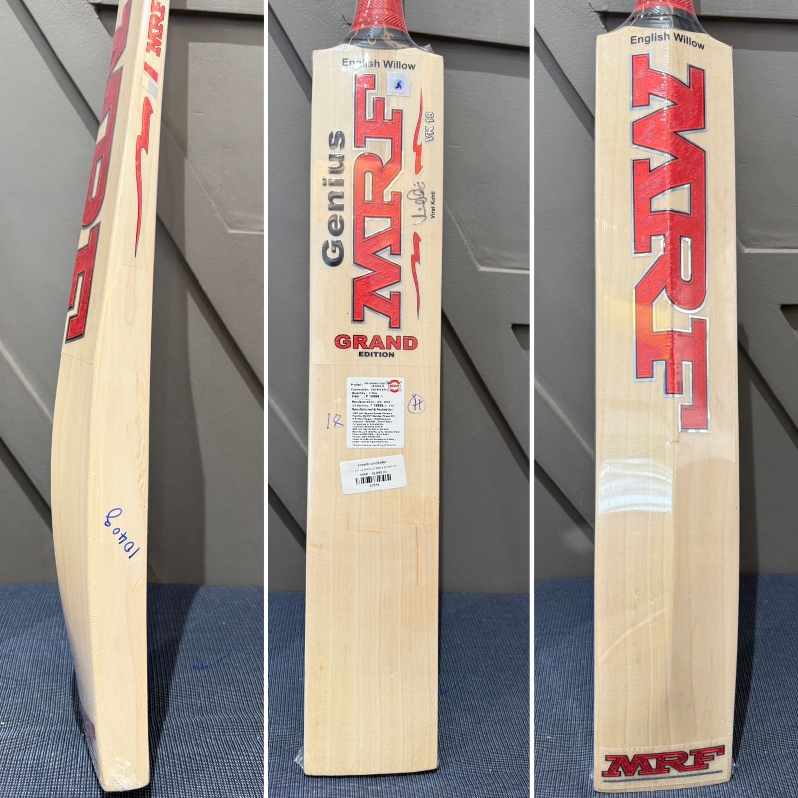 MRF Grand Edition Cricket Bat Harrow
