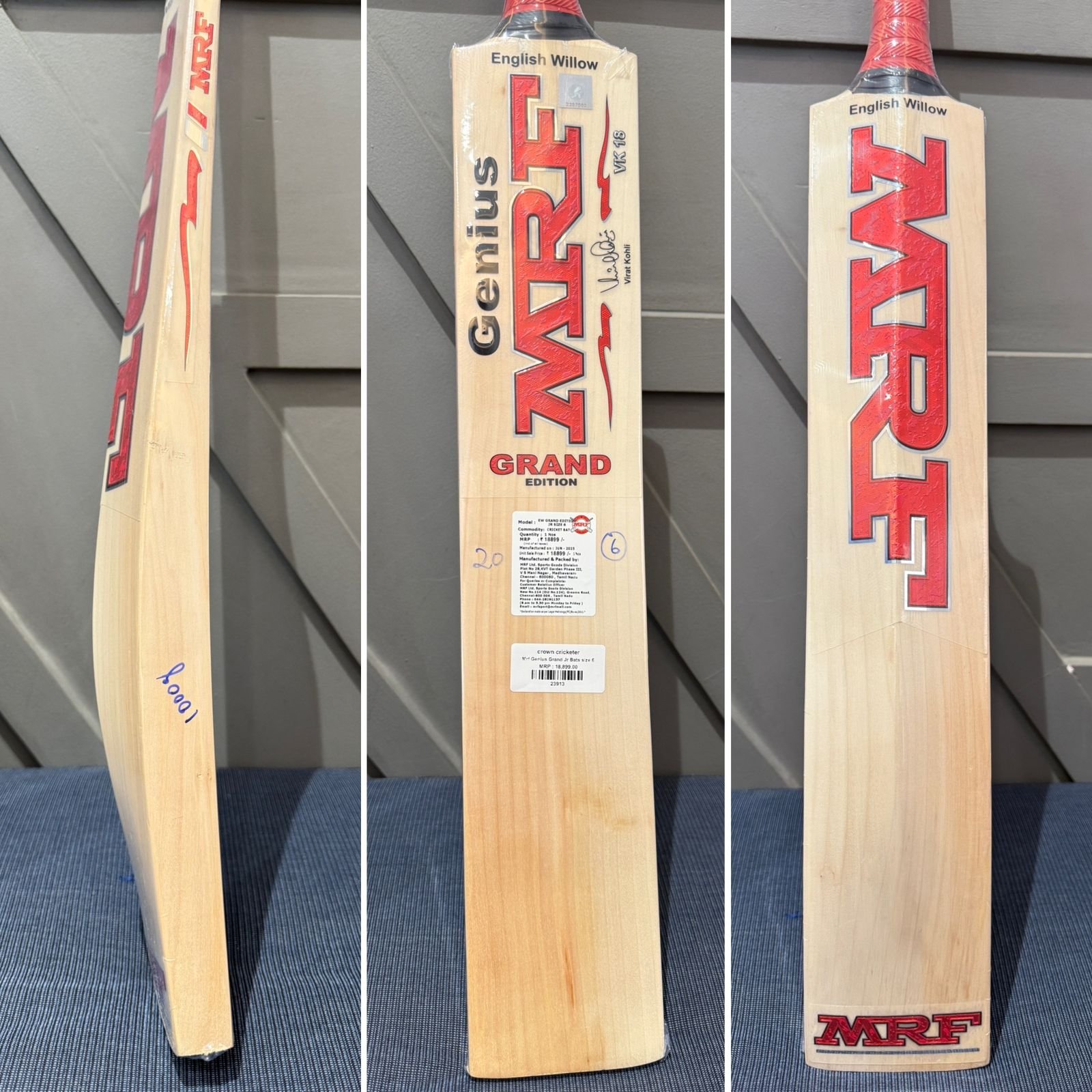 MRF Grand Edition Cricket Bat Size 6