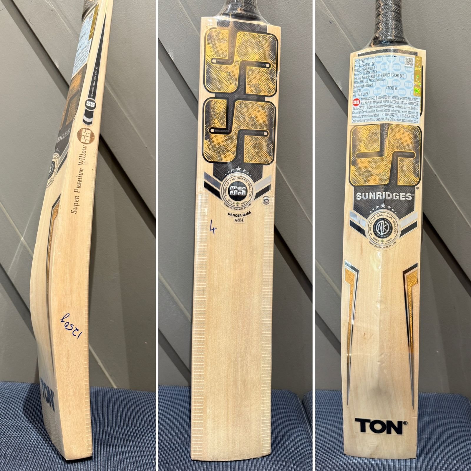 SS Premium Gold Cricket Bat
