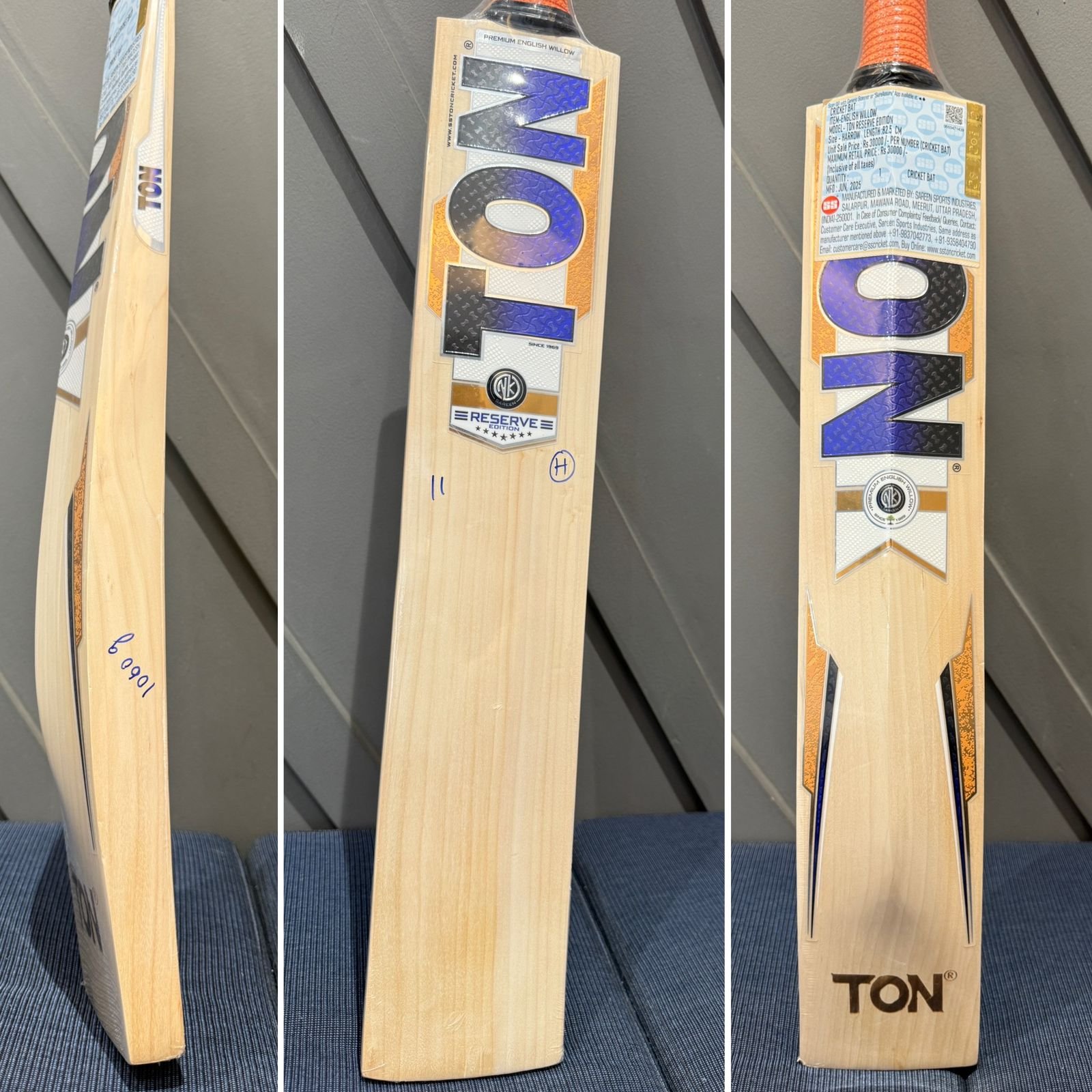 SS Ton Reserve Edition Cricket Bat Size Harrow