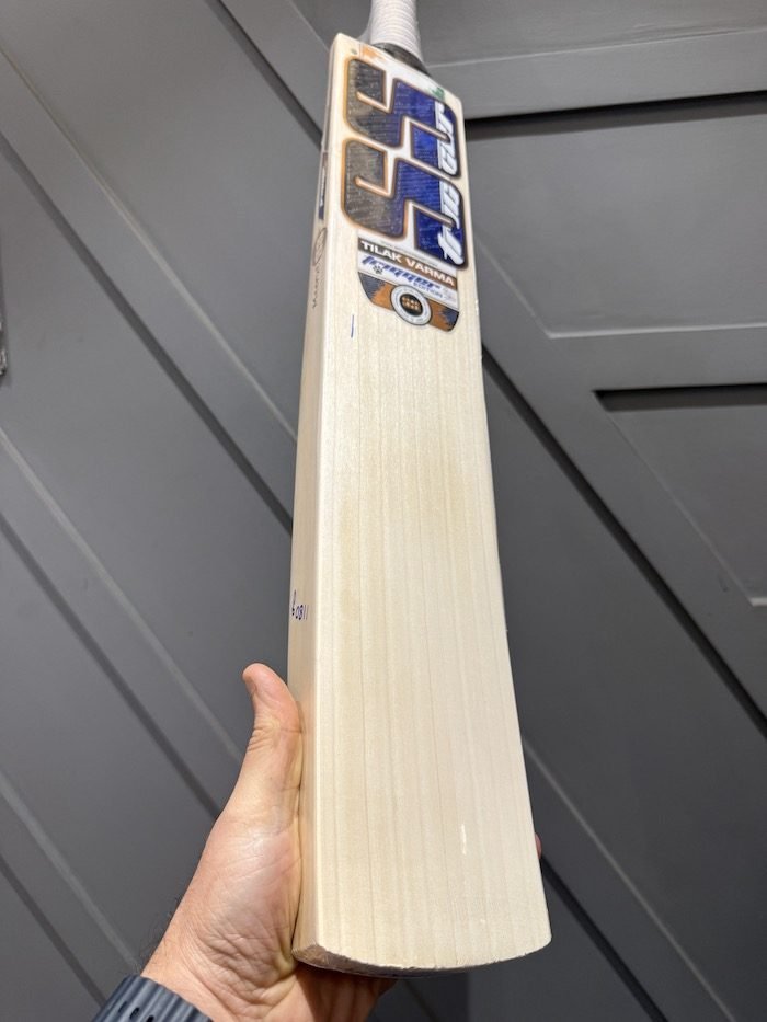 SS TIlak Varma Players Cricket Bat