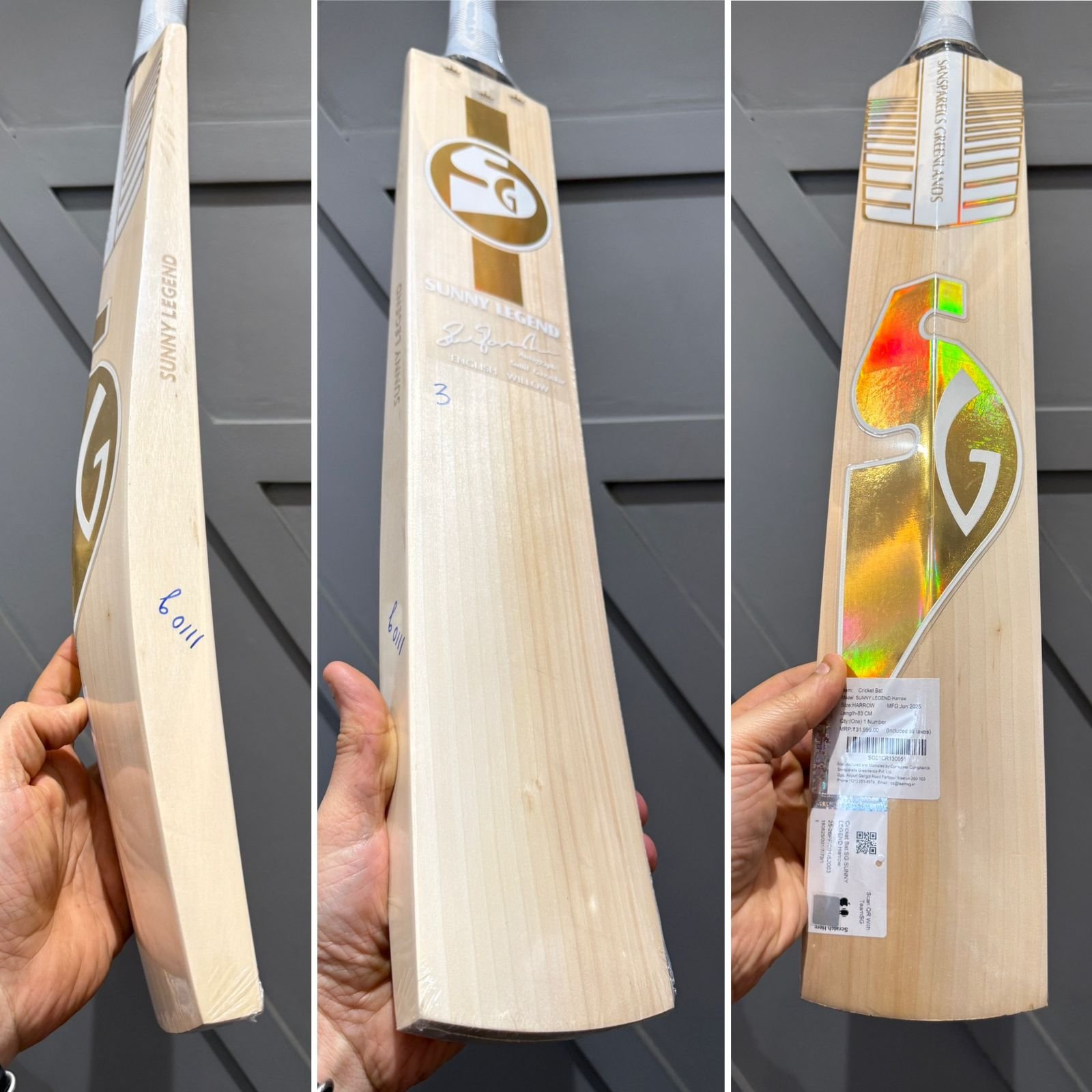 SG Sunny Legend Cricket Bat Harrow