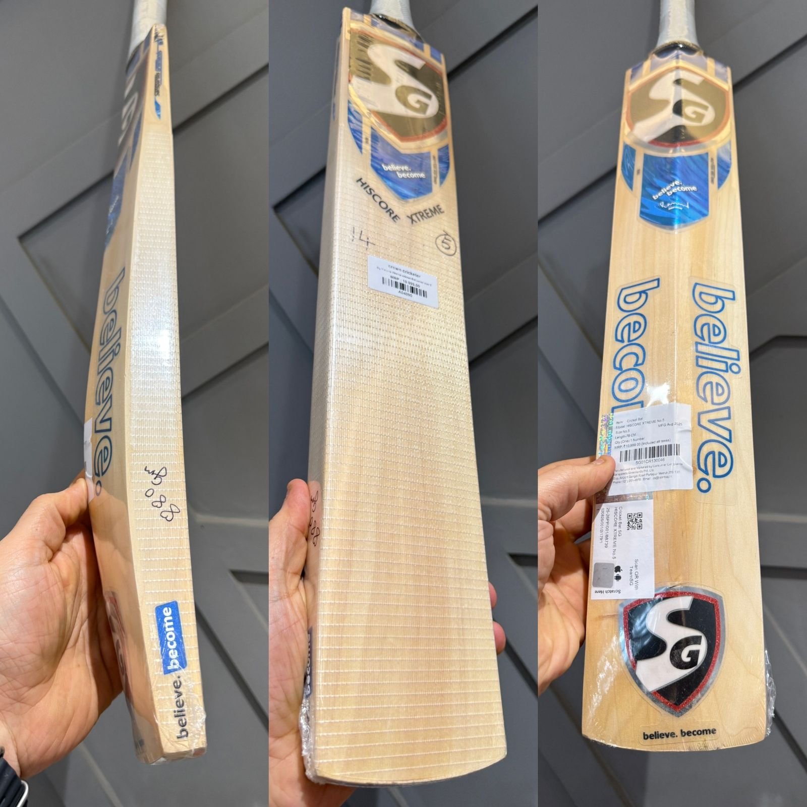 SG Hiscore Xtreme Cricket Bat Size 5