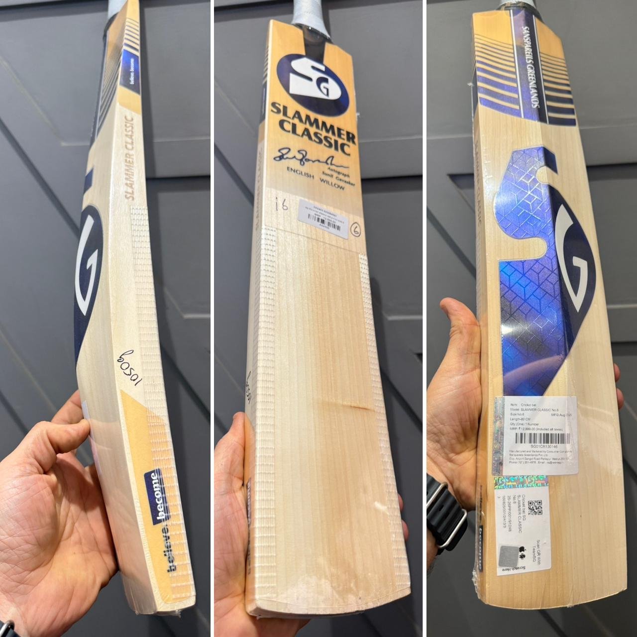 SG Slammer Classic Cricket Bat Size 6