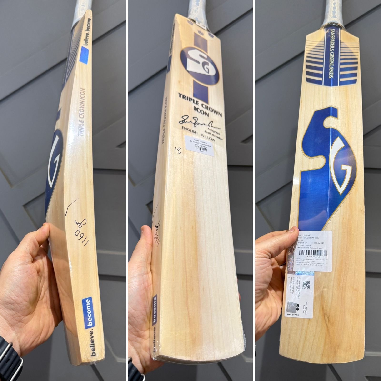 SG Triple Crown Icon Bat