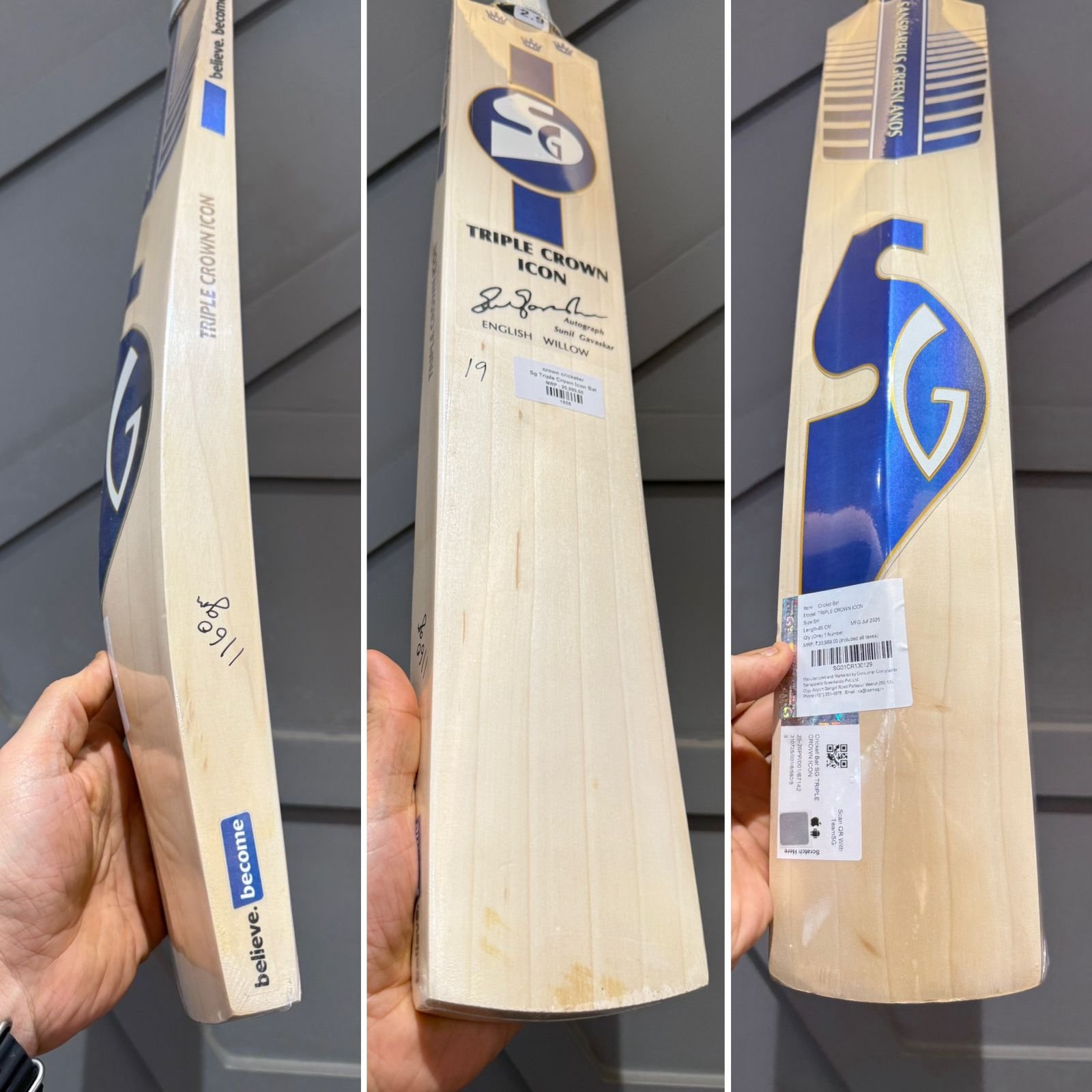 SG Triple Crown Icon Bat