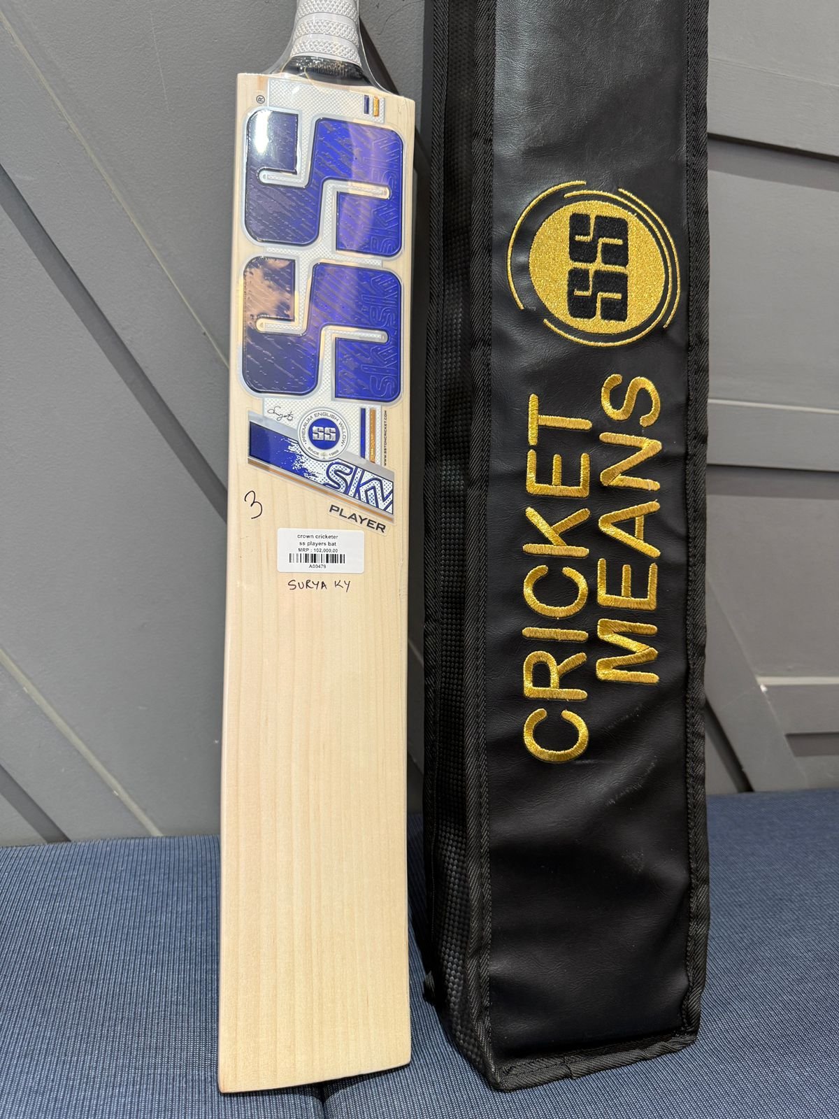 SS Surya Kumar Yadav players Cricket Bat
