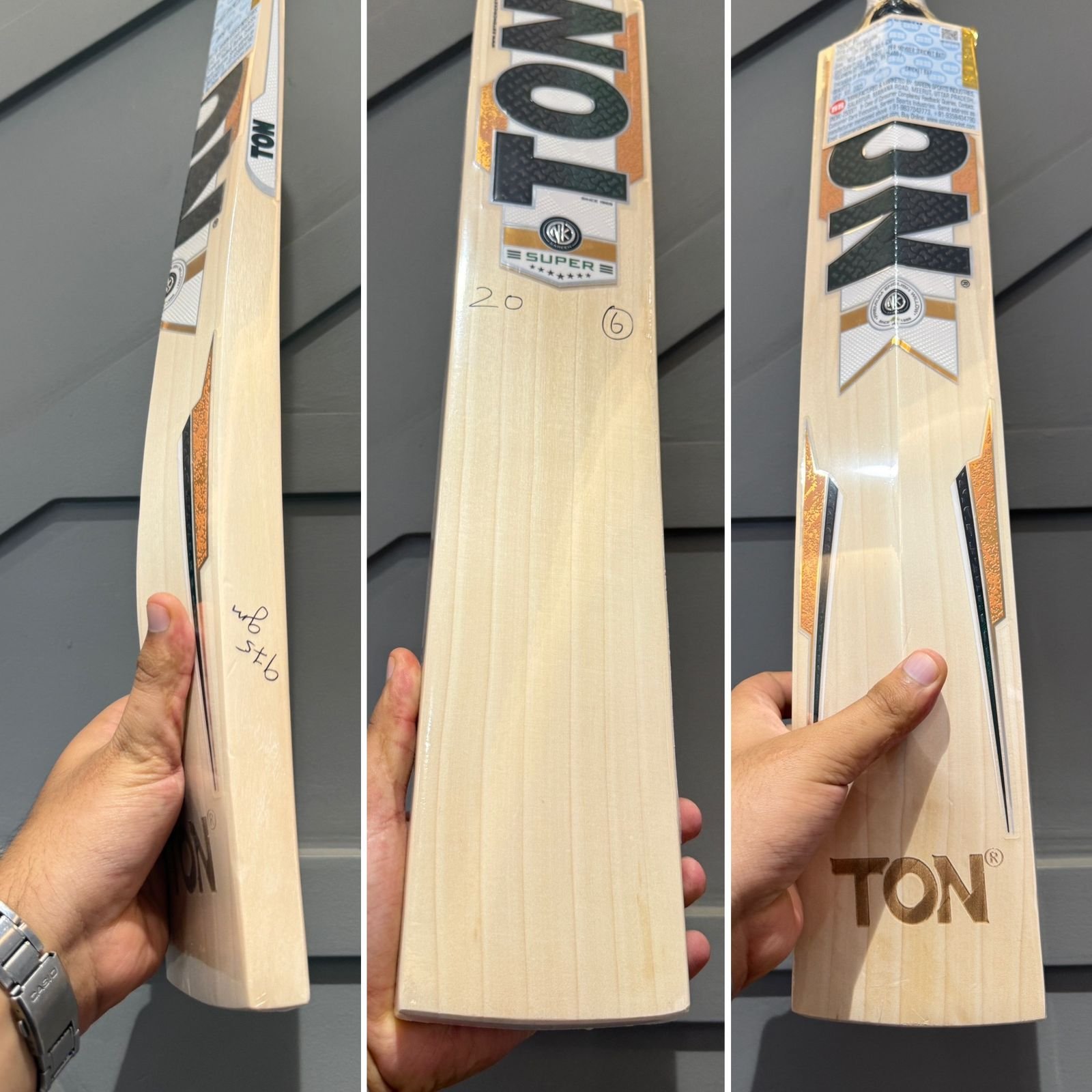 SS Ton Super Cricket Bat Size 6