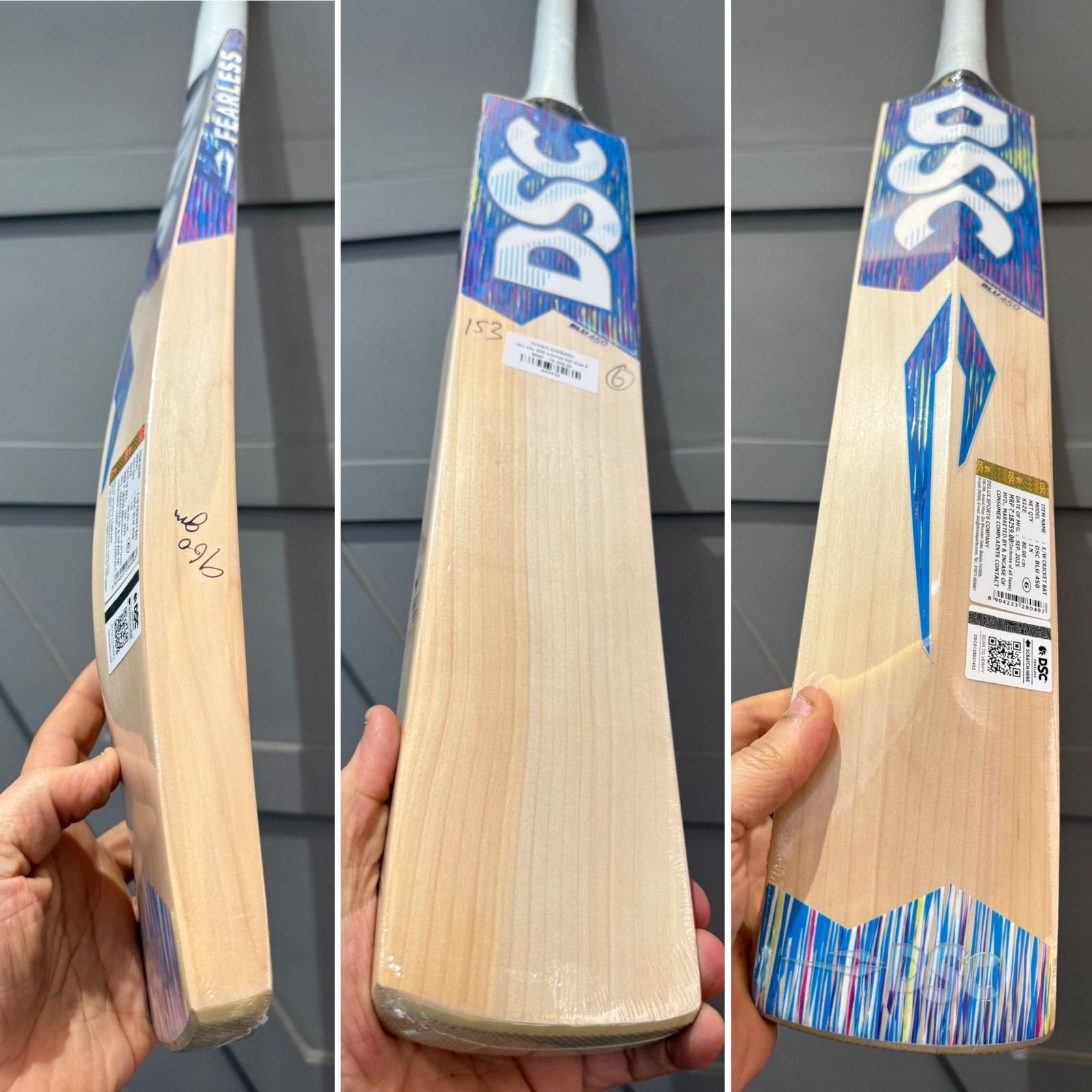DSC Blu 450 Cricket Bat Size 6