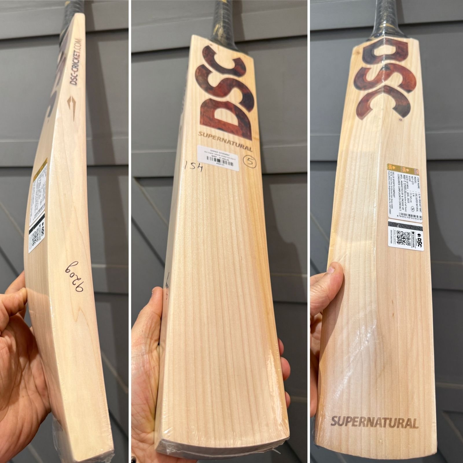 DSC Super Natural Cricket Bat Size 5