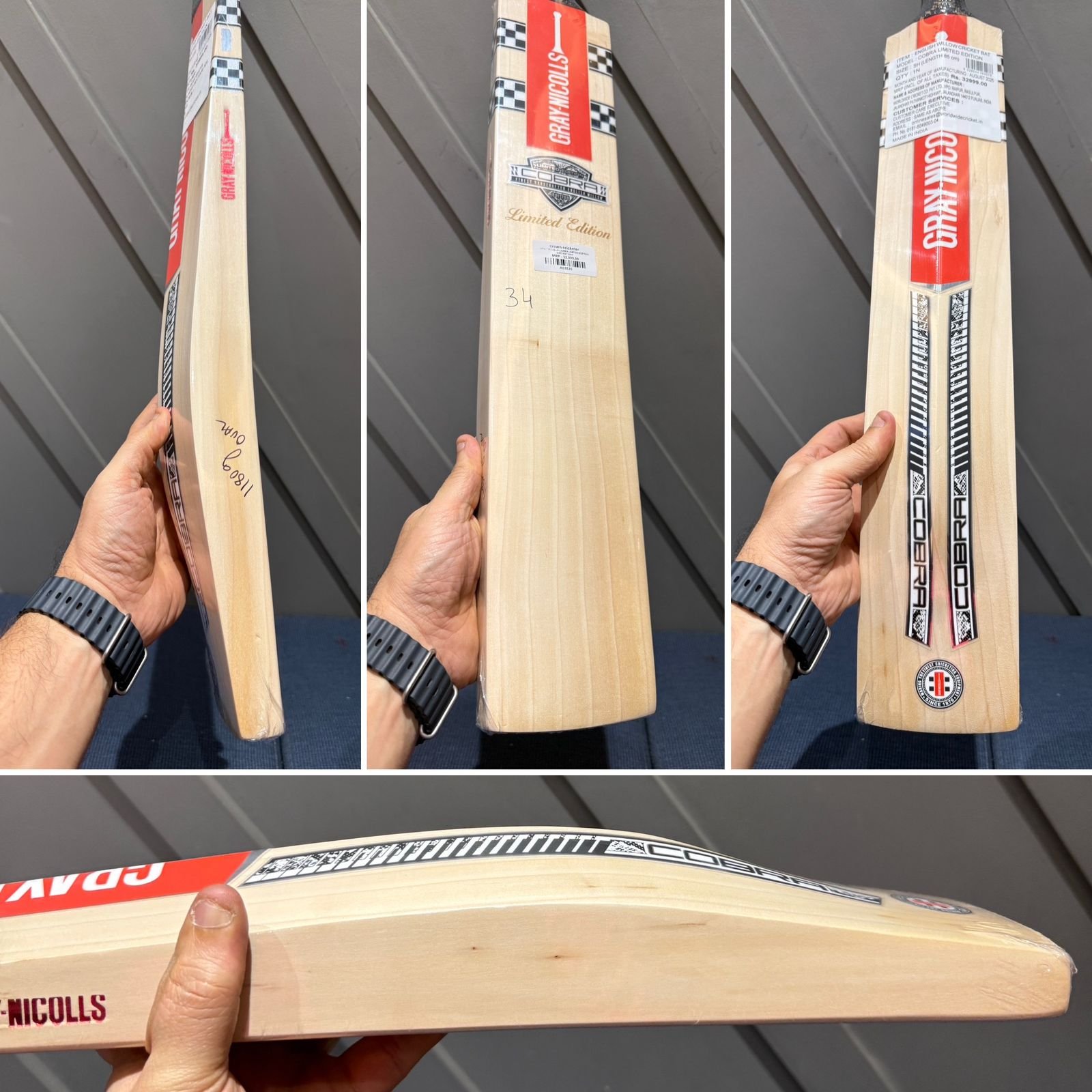 Gray Nicolls Cobra Limited Edition Cricket Bat