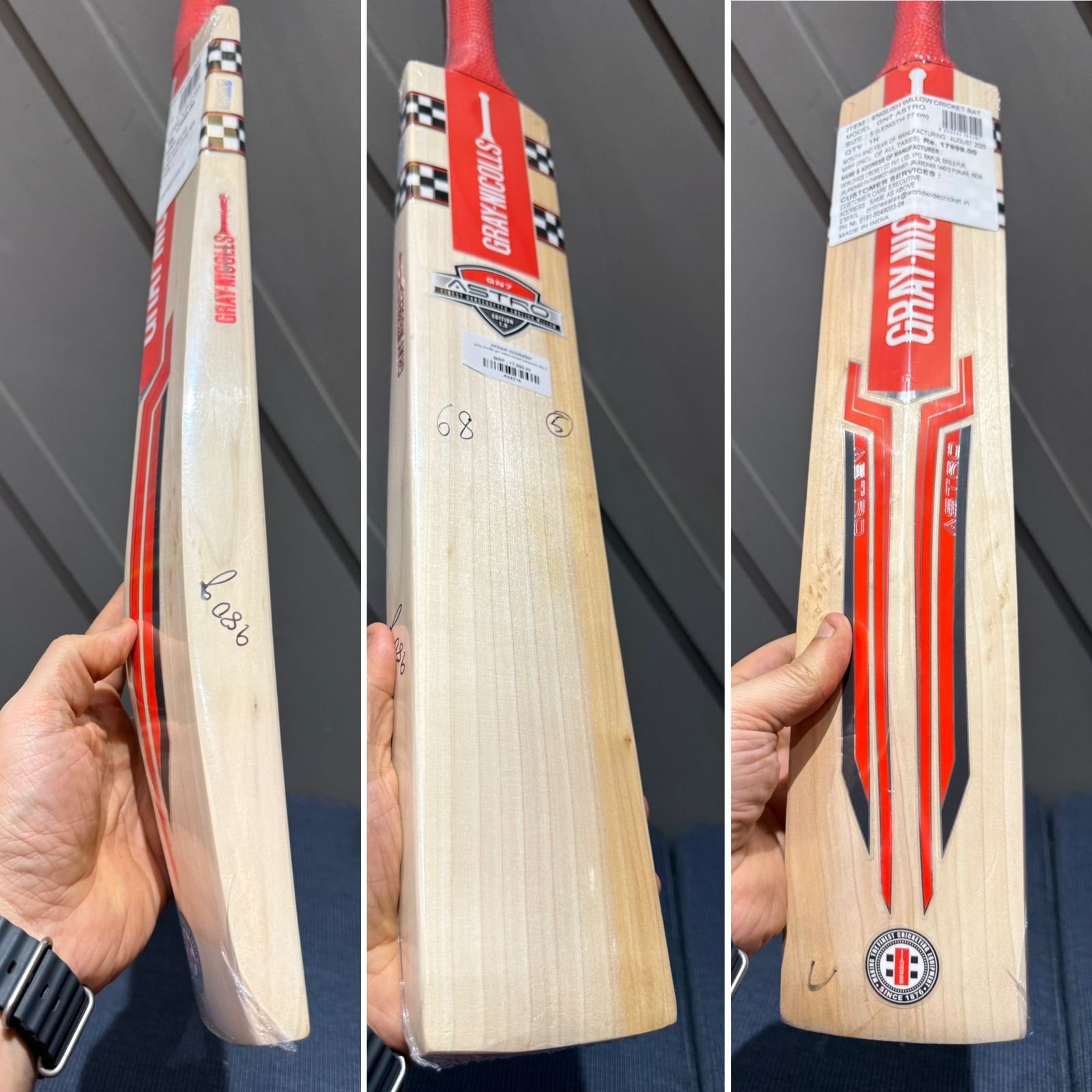 Gray Nicolls GN7 Astro Cricket Bat Size 5