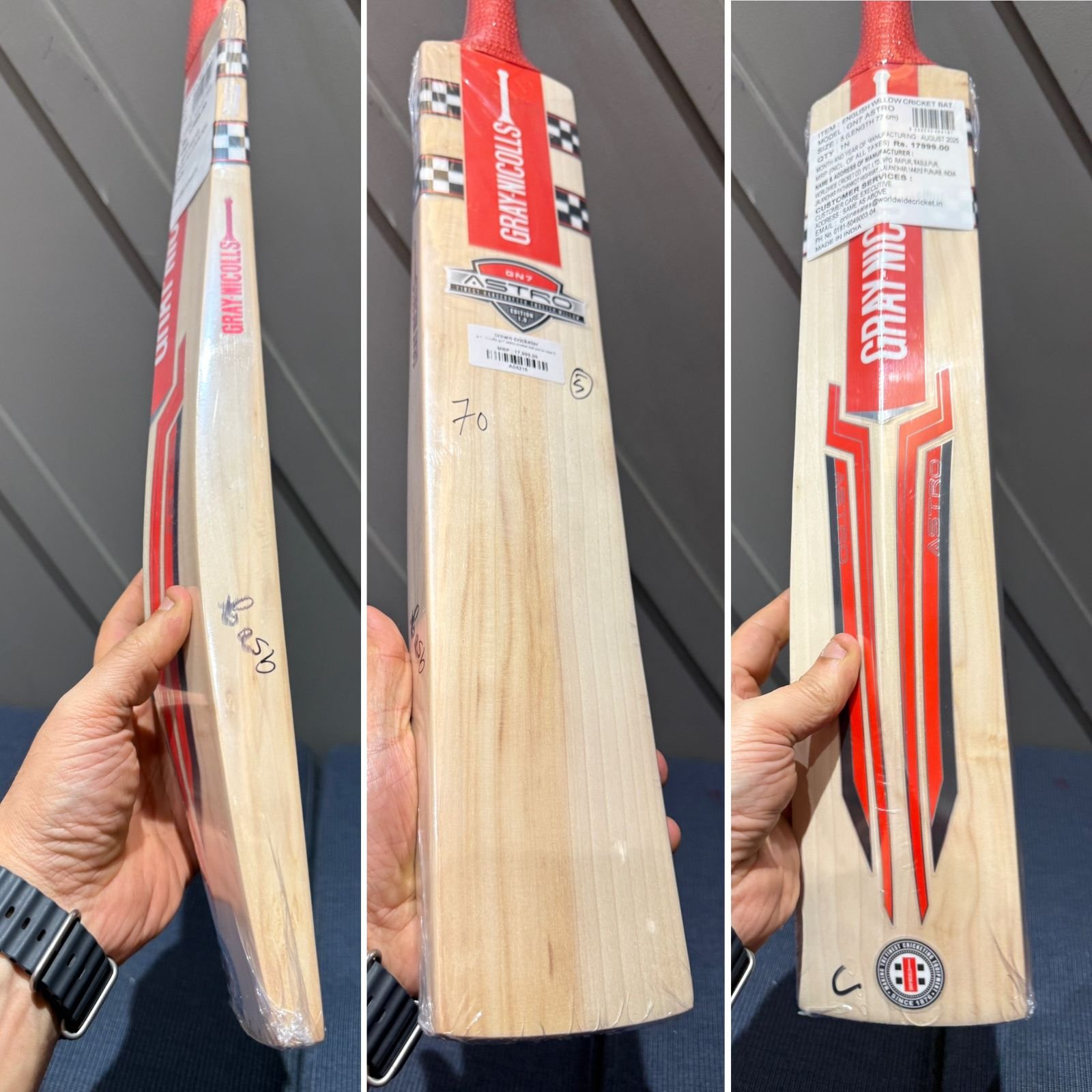 Gray Nicolls GN7 Astro Cricket Bat Size 5