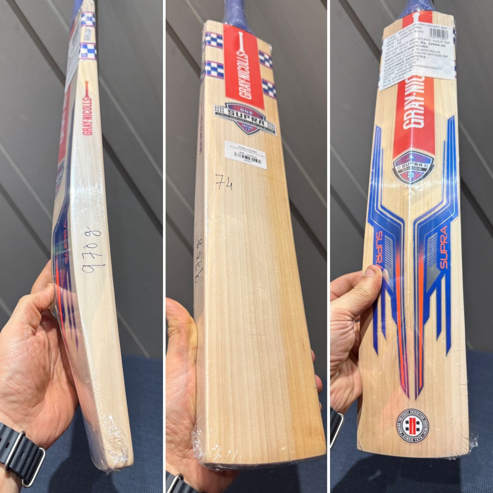 Gray Nicolls GN9 Supra Cricket Bat Size 6