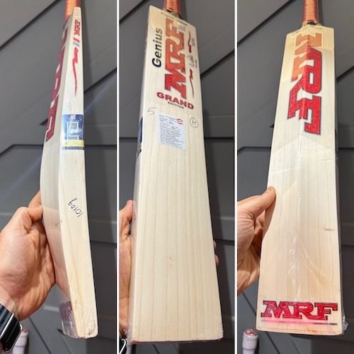 MRF Genius Grand Edition Cricket Bat harrow
