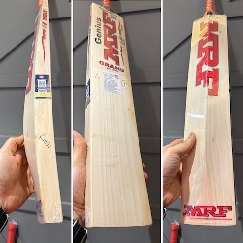 MRF Genius Grand Edition Cricket Bat harrow