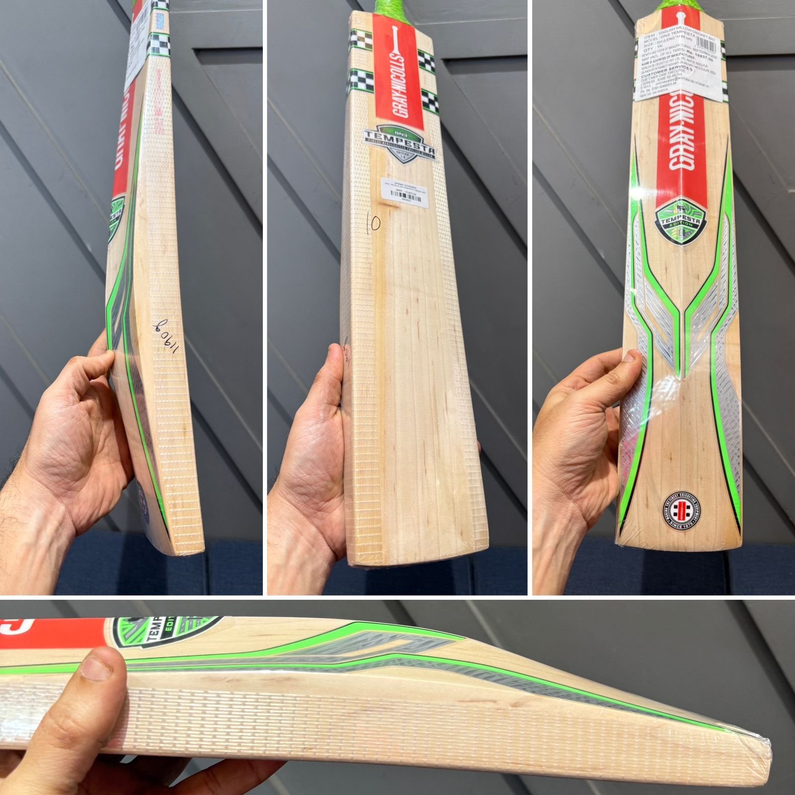 Gray Nicolls GN3 Tempesta Cricket Bat