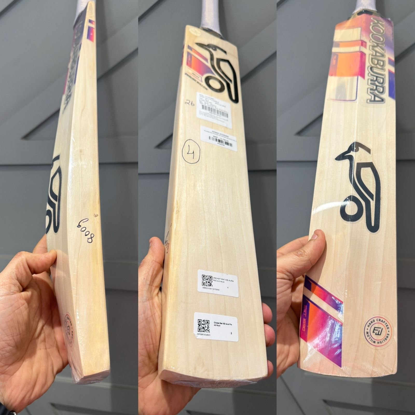 Kookaburra Aura Pro 4.0 Cricket Bat Size 4