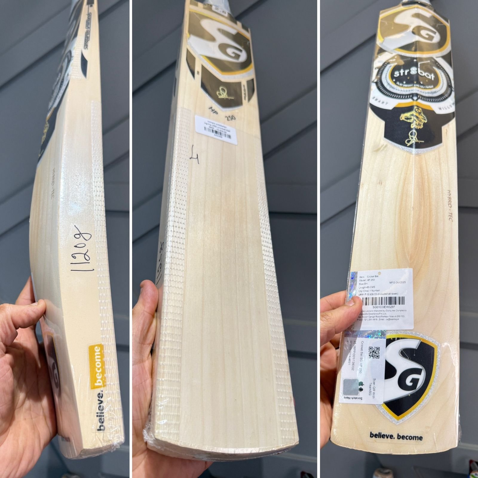 SG HP 250 Cricket Bat