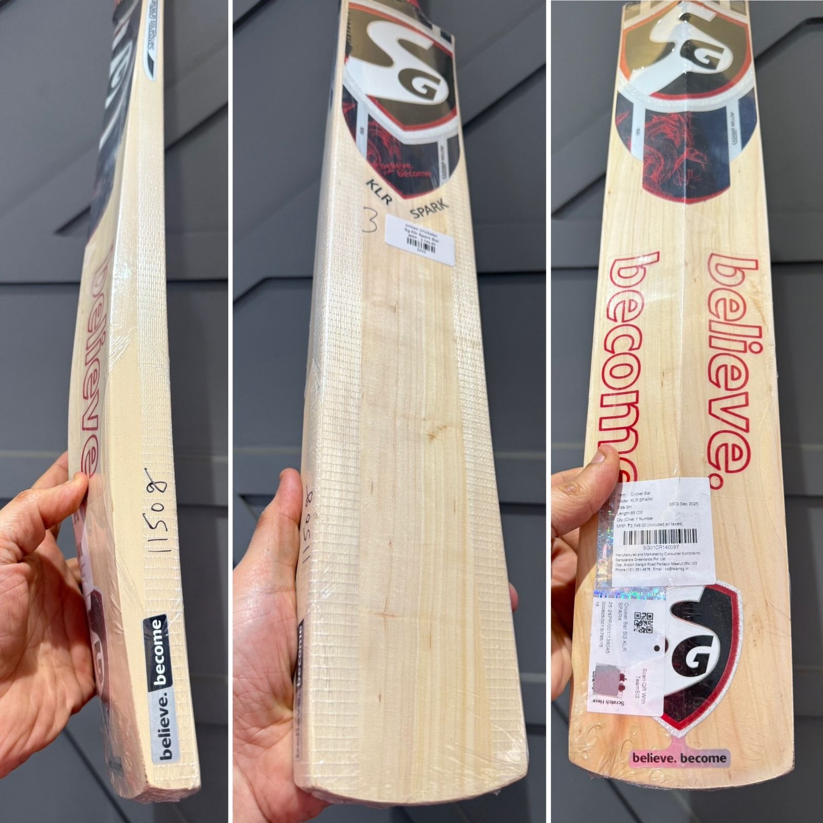 SG KLR Spark Cricket Bat