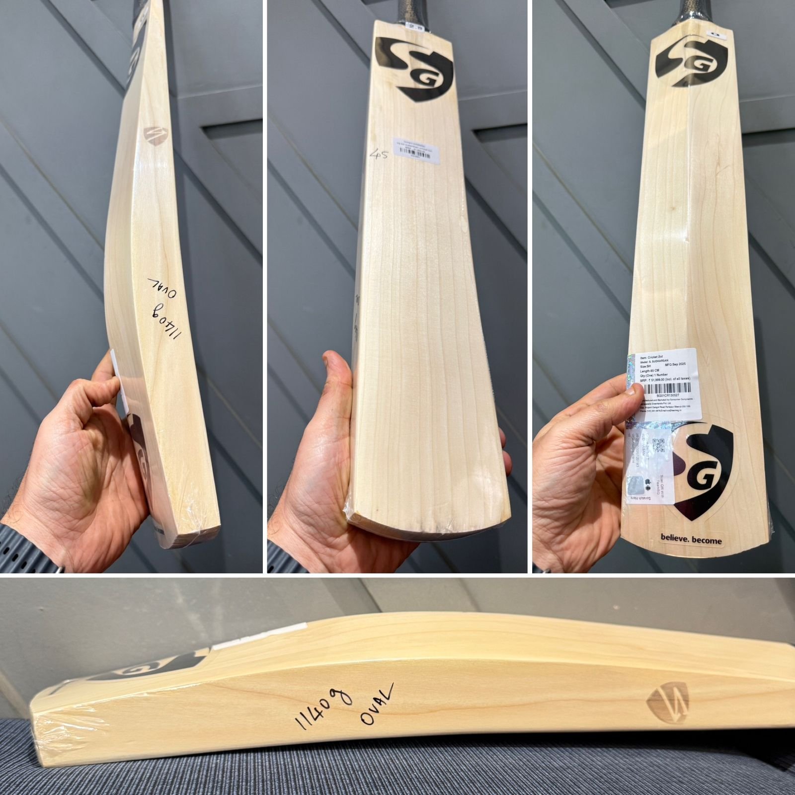 SG Sai Sudarshan Cricket Bat