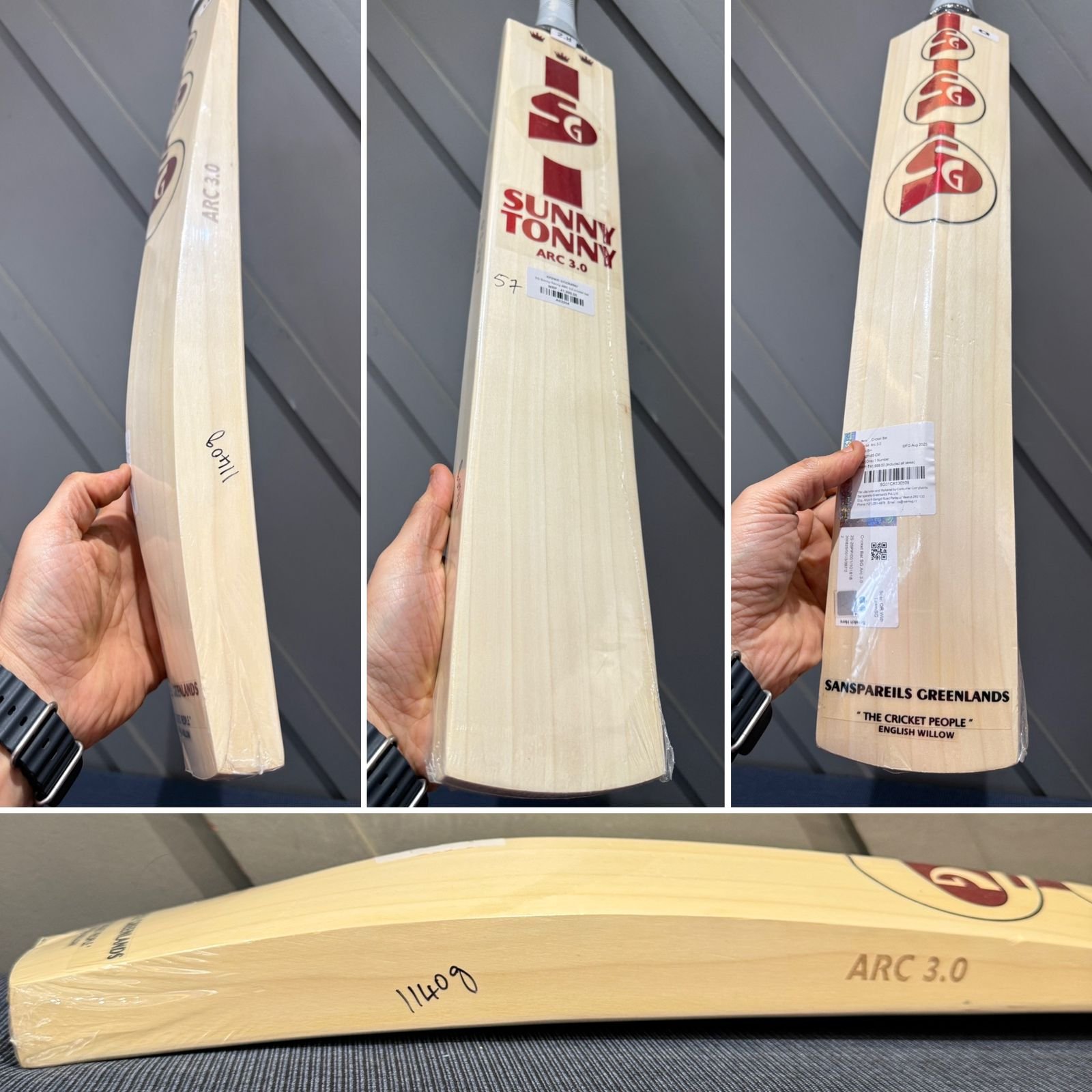 SG Sunny Tonny ARC 3.0 Cricket Bat