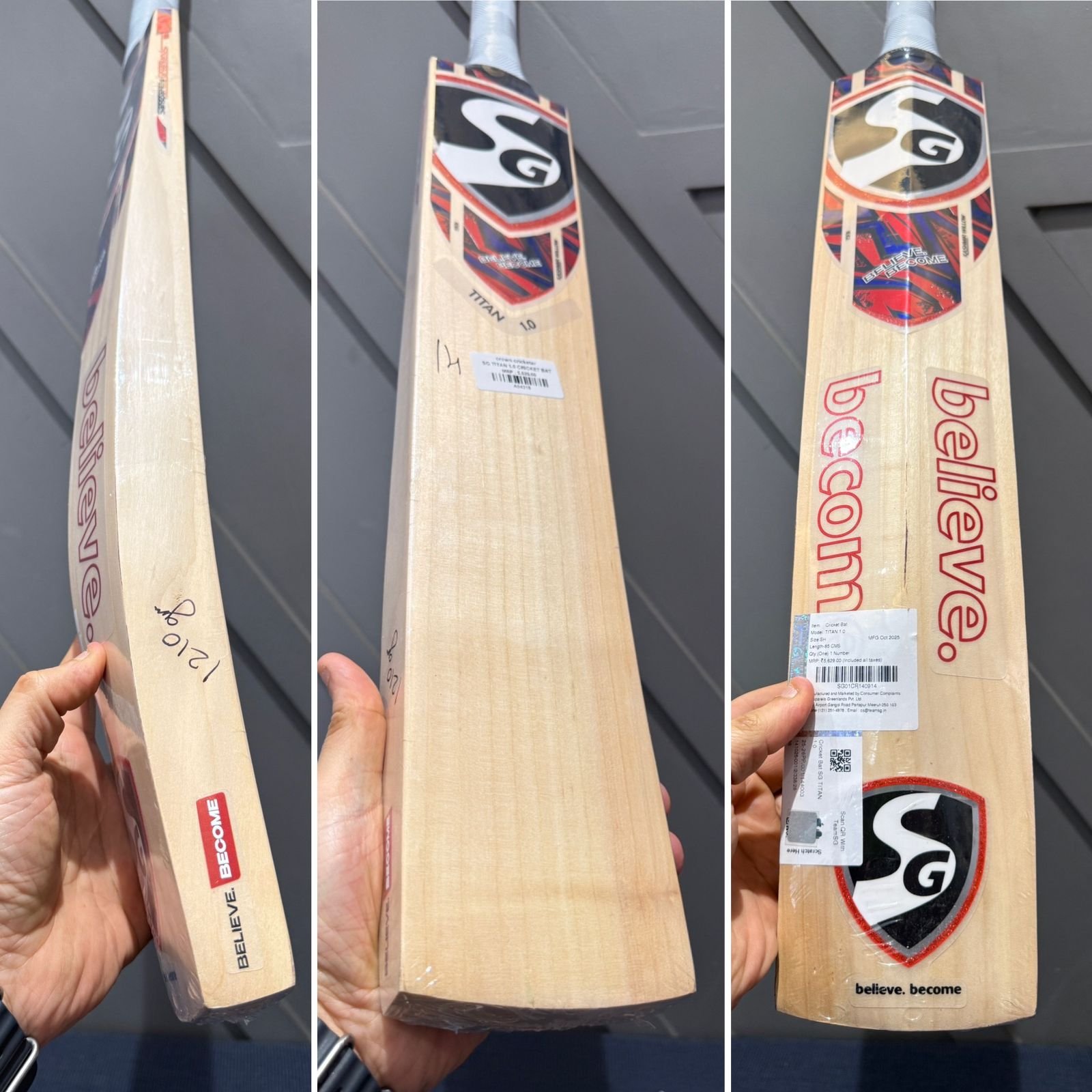 SG Titan 1.0 Cricket Bat
