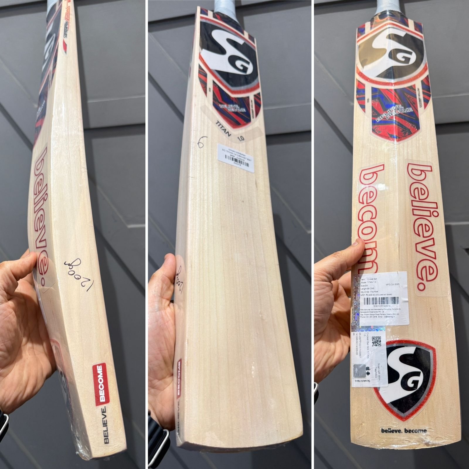 SG Titan 1.0 Cricket Bat
